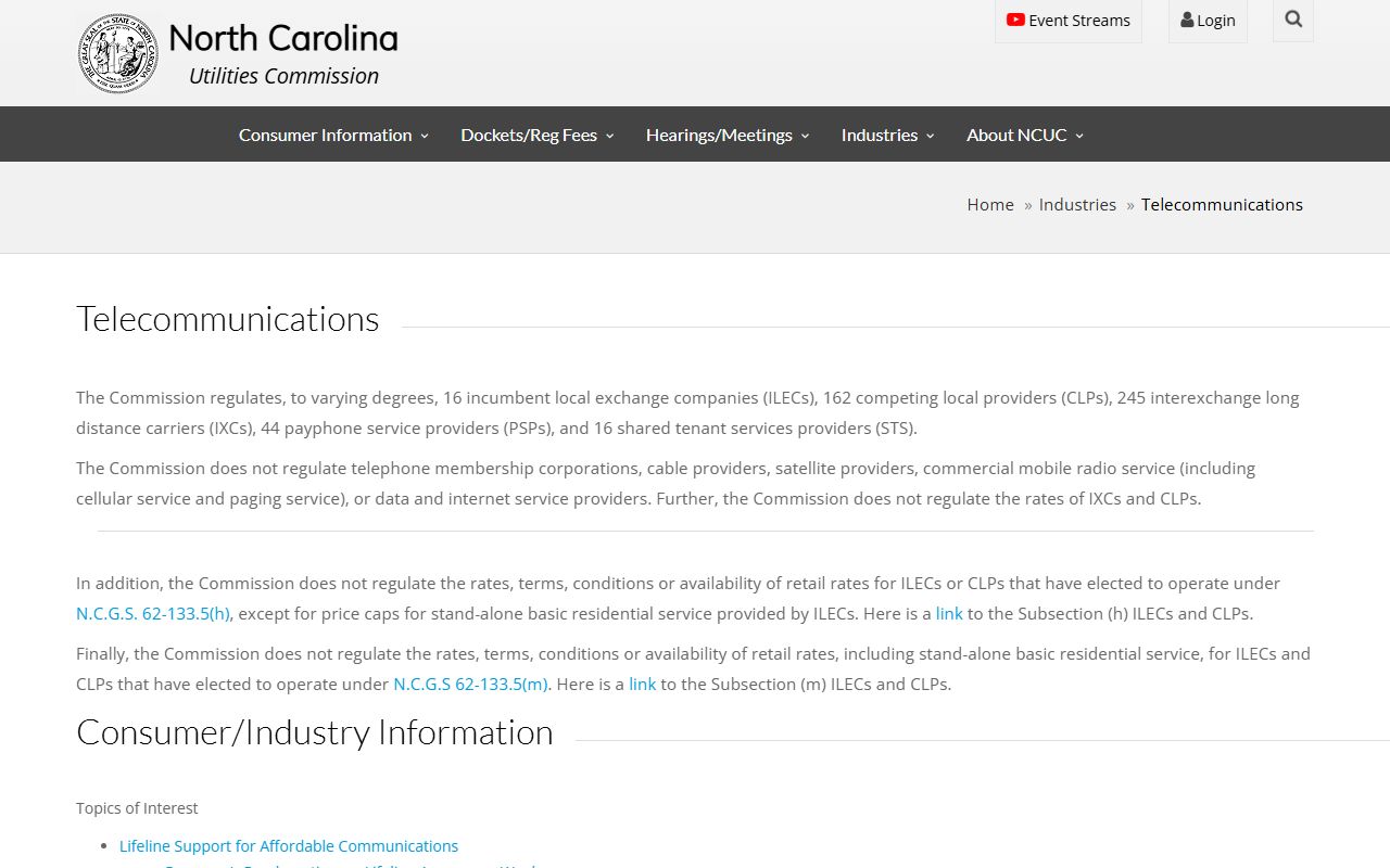 Matthews phone area codes North Carolina Utilities Commission telecom source