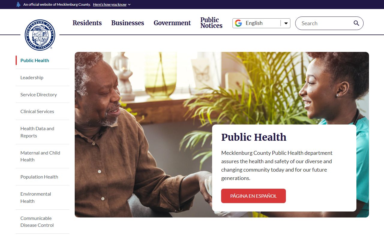 Matthews phone codes Mecklenburg Public Health service number source